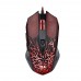 Redragon M608 Wired Gaming Mouse Ergonomic LED Back Light PC Laptop Computer Gaming Mouse 4 LED Colors 2 Side Buttons 3200 DPI User Programmable