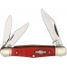 Whittler Red Bone Fold Knife 3.5in