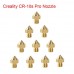 Creality 3D Printer Parts 0.4MM Hotend Extruder Nozzle for Creality CR-10s PRO Original hotend ONLY (Pack of 10)