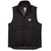 Carhartt Men's Gilliam Vest, Black, Medium