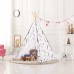 MallBest Kids Play Tents Indian Teepee Tent Children Playhouse Canvas Portable for Indoor and Outdoor