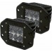 Rigid Industries 51251 D2 60° Lens LED LightFlush Mount, (Set of 2)