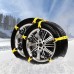 VaygWay Car Tire Snow Chains-Anti Slip Emergency All Season-Anti Snow Cables Car SUV- Universal Mud Security Tire Chains-10 Piece Vehicle