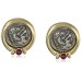Ben-Amun Colección de monedas romanas Nueva York Joyería de moda Collar Anillo Pulsera Chapado en oro 24