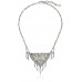 Plata antigua Hecho en Nueva York Art Deco Cristal Swarovski Zirconia Diamante de imitación Colección legendaria Collar llamativo de perlas Pendientes Regalo de aniversario