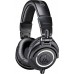 Audio-Technica ATH-M50X Professional Studio Monitor Headphones, Black, Professional Grade, Critically Acclaimed, with Detachable Cable