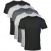 Gildan Men's Crew T-Shirts, Multipack, Assorted Black (5-Pack), Small