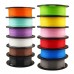 1.75mm 3D Printer Normal PLA Filament 12 Bundle, Most Popular Colors Pack, 1.75mm 500g per Spool, 12 Spools Pack, Total 6kgs Material with One Bottle of 3D Printer Stick Gift Mika3D