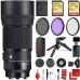 Sigma 105mm f/2.8 DG DN Macro Art Lens Sony E-Mount Bundle with 2X 64GB Extreme Memory Cards, IR Remote, 3 Piece Filter Kit, Wrist Strap, Card Reader, Memory Card Case, Tabletop Tripod