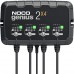 NOCO GENIUS2X4, 4-Bank, 8-Amp (2-Amp Per Bank) Fully-Automatic Smart Charger, 6V And 12V Battery Charger, Battery Maintainer, Trickle Charger, And Battery Desulfator With Temperature Compensation