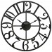 Bulova C4821 Oversize Gabriel Wall Clock, Rustic Brown