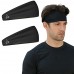 Value 2-Pack, Mens Headband - Guys Sweatband & Sports Headbands Moisture Wicking Workout Sweatbands for Running, Cross-Train, Skiing and bike helmet friendly - Value Pack - 2-Black Sweatbands - 2 Pack