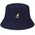 Kangol Washed Bucket Hat Navy, Large