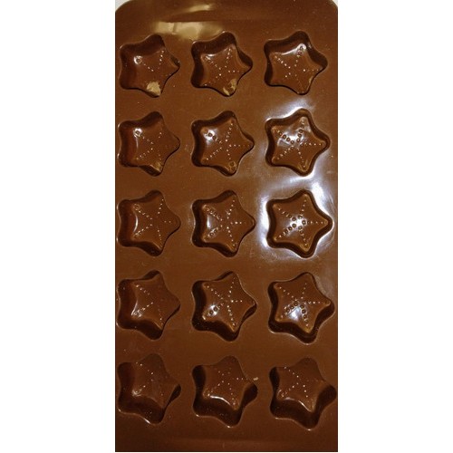 Moldes De Silicona Para Chocolate Para 15 Estrellas | Dugu