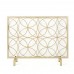 Christopher Knight Home Valeno Single Panel Iron Fireplace Screen, Gold