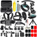Soft Digits 50 in 1 Action Camera Accessories Kit for GoPro Hero Accessory Bundle kit for GoPro Hero 8 7 6 5 4 Xiaomi yi with Carrying Case