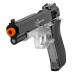 Firepower .45 Metal Slide Airsoft Pistol 6mm Spring Powered Handgun Shoots at 320 FPS with .12gr BBs