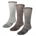 3 Pairs 80% Merino Wool Thermal Crew Mens Wool Socks For Winter, Mens and Womens Hiking Socks